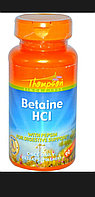 Бетаин.  Betaine  324 мг. 90 таблеток Thompson