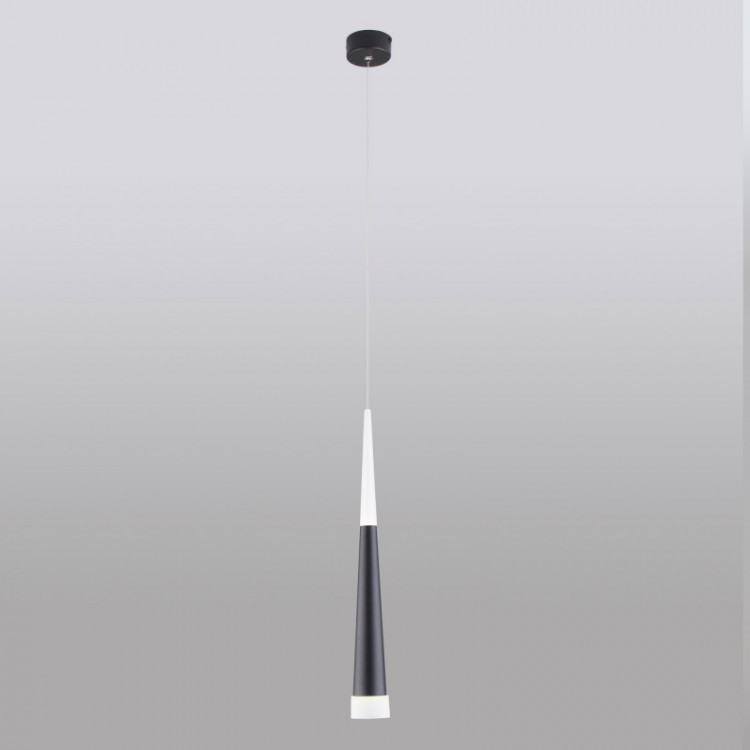 Светильник светодиодный стационарный черный матовый /DLR038 7+1W 4200K /