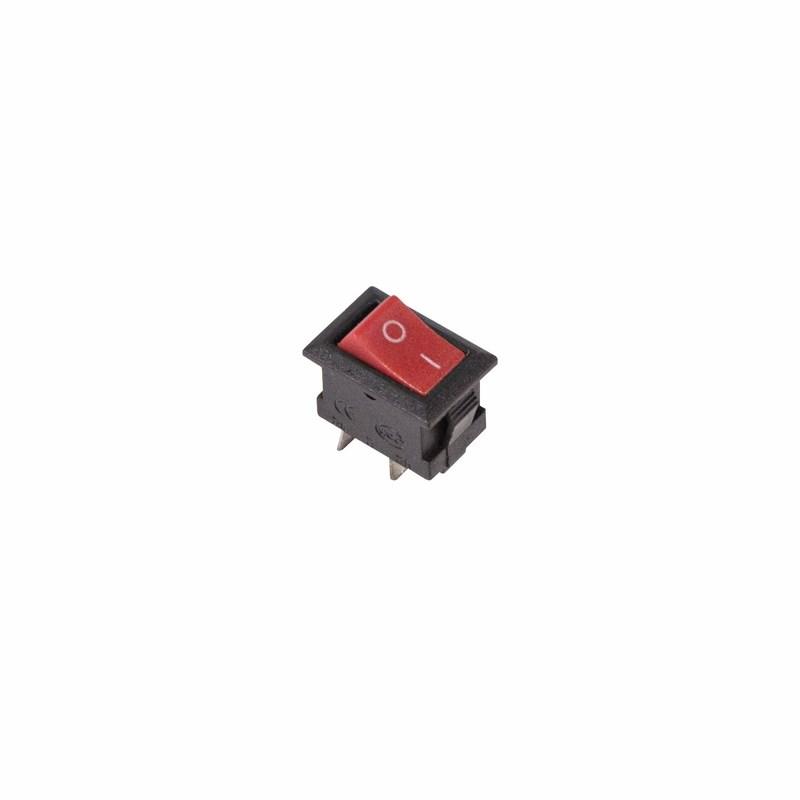 Выключатель клавишный 250V 3А (2с) ON-OFF красный Micro REXANT - фото 1 - id-p95719265