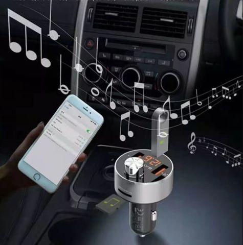 Плеер MP3 FM-модулятор автомобильный с функцией Bluetooth hands-free BAVIN PC378 {LED, microSD, Flash, - фото 8 - id-p95768470