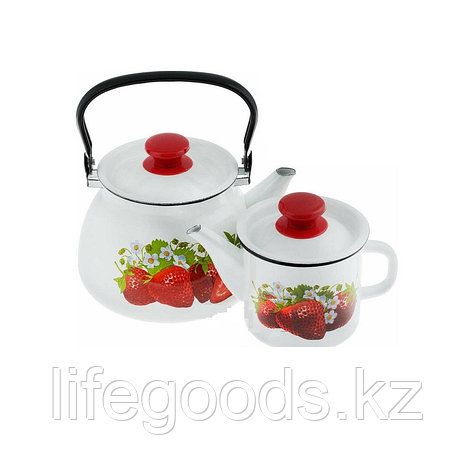 Набор чайников "Сочная клубника" 345П2/4Рч, фото 1