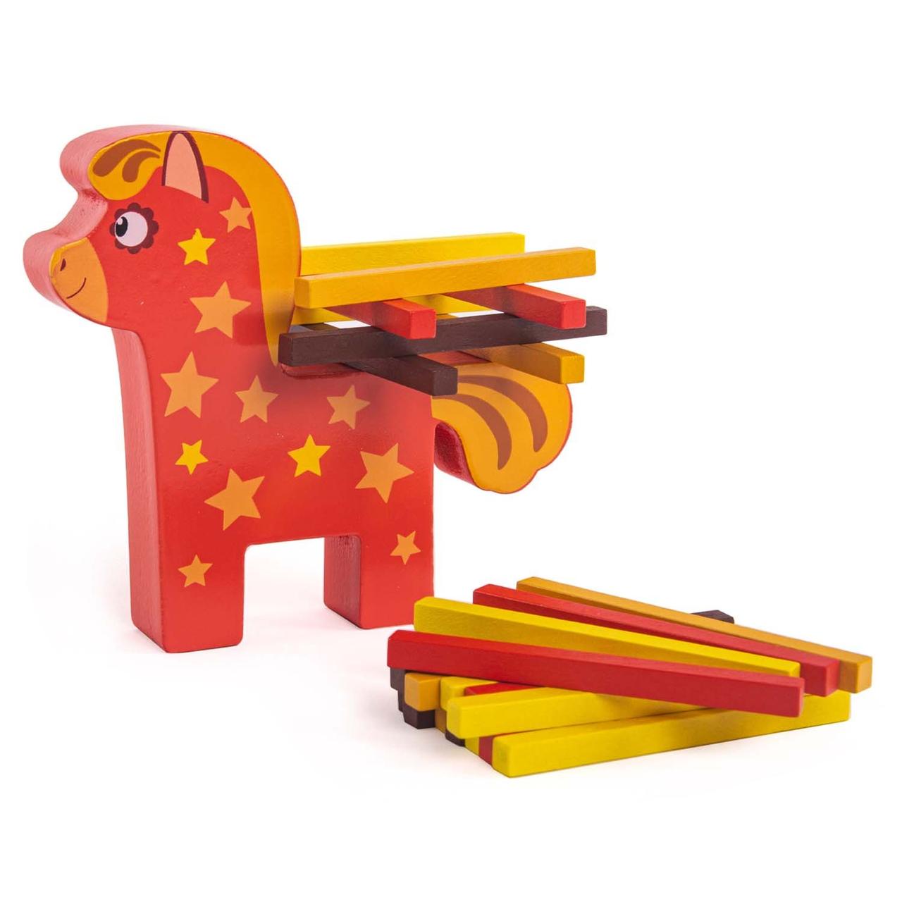 Игрушка Деревяшки Балансир Лошадка Иго Го
