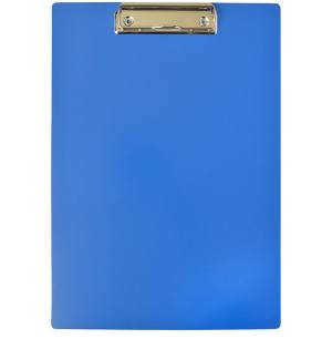 Папка-планшет с зажимом, пластик, синий., фото 2