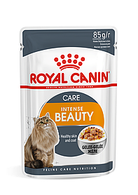 Royal Canin Intense Beauty в желе, влажный корм для кошек для поддержания красоты шерсти