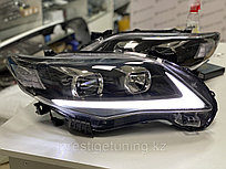 Передние фары на Toyota Corolla 2011-13 дизайн Lexus