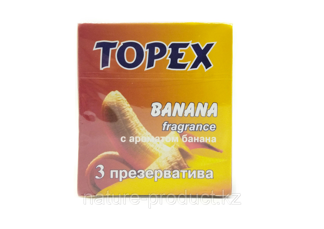 Презервативы TOPEX банан 3 шт.