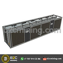 Майнинг ферма, контейнер для майнинга B2C mining 40-футовый 384 биткоин-майнеров (асиков) Antminer S17/S19, фото 3