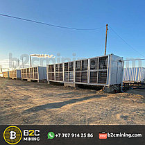 Майнинг ферма, контейнер для майнинга B2C mining 40-футовый 384 биткоин-майнеров (асиков) Antminer S17/S19, фото 3