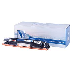 Картридж CE311A/CRG-729 Cyan для HP LaserJet Color CP1025 Canon i-SENSYS LBP7010/7018 совместимый