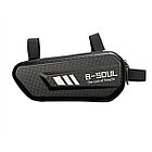 Отличная сумка под раму велосипеда "B-Soul". Сделано под КАРБОН. Kaspi RED. Рассрочка., фото 7