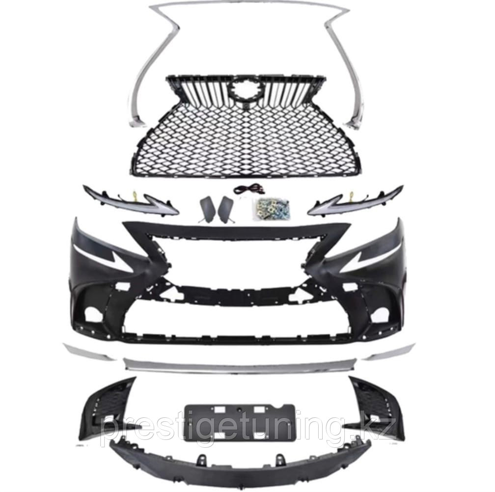 Передний бампер в сборе на Toyota Camry V70/75 дизайн NX, фото 1