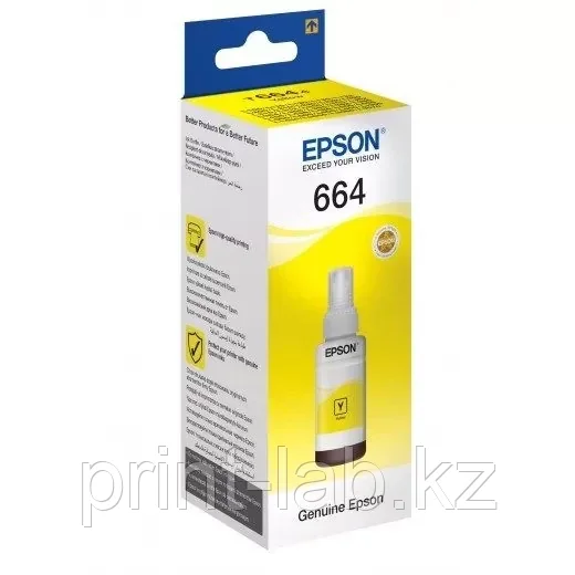Чернила Epson T664(C13T66444A) yellow 70мл
