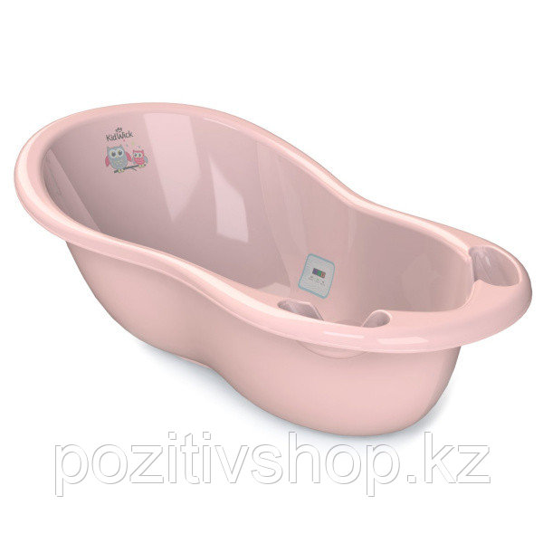Ванночка детская Шатл с термометром 101 см розовый