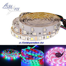 Led лента светодиодная, не герметичная RGB 12 v. 60 д/метр. SMD 5050, фото 3
