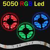 Led лента светодиодная, не герметичная RGB 12 v. 60 д/метр. SMD 5050, фото 3