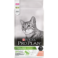 Сухой корм Pro Plan Sterilised для стерилизованных кошек и кастрированных котов лосось 10кг