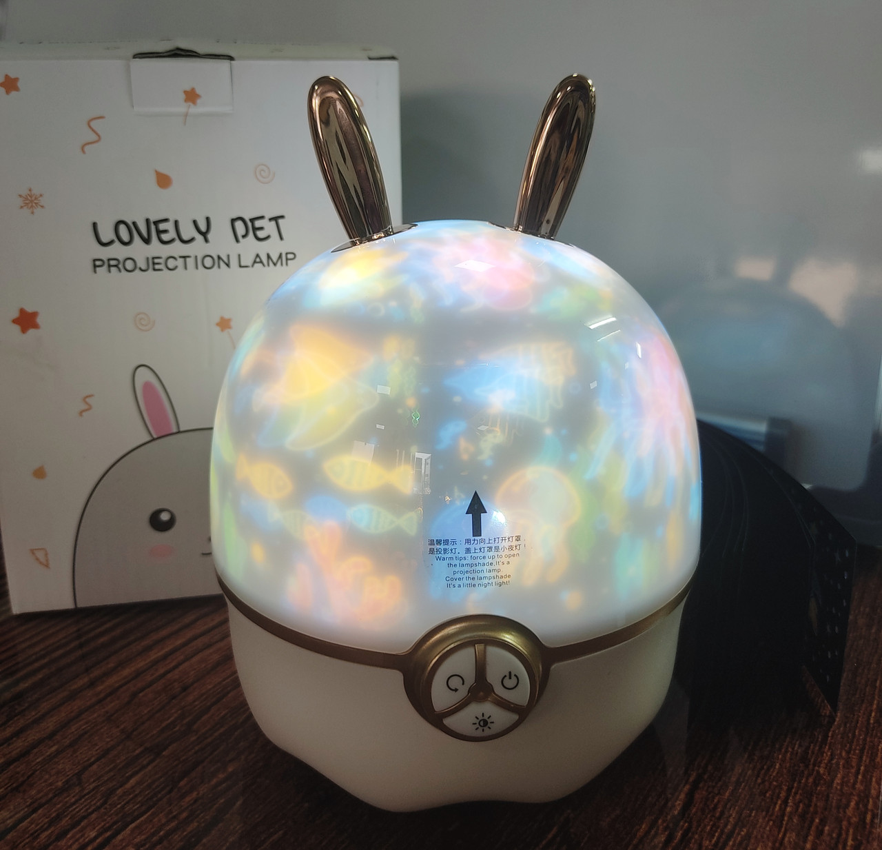 Вращающийся ночник-проектор Lovely Pet