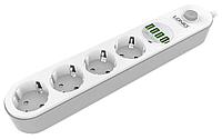 Cетевой фильтр Ldnio Power Socket 4 розетки 4 USB