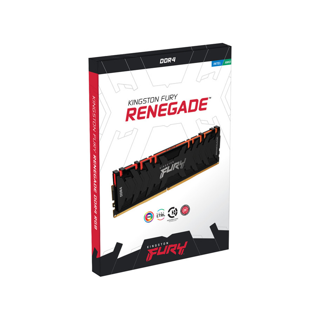 Kingston KF432C16RB1AK2/32 Модуль памяти FURY Renegade RGB DDR4, 32GB(2x16GB), DIMM <PC4-25600/3200MHz>