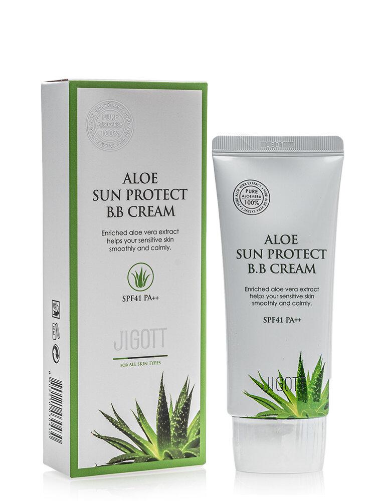 Skinine Jigott Солнцезащитный BB-крем с экстрактом алоэ Aloe Sun Protect BB Cream SPF41 PA++ (50 мл)