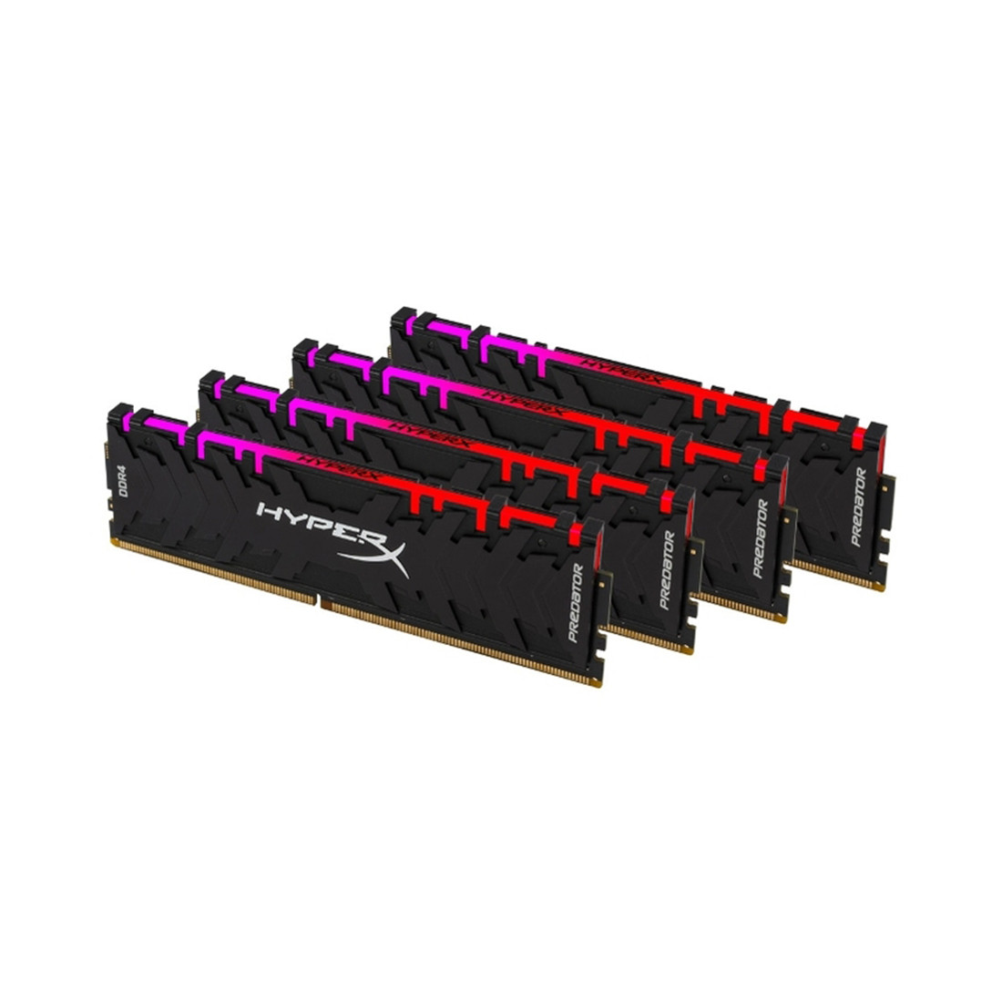 Kingston HX436C17PB3AK4/64 Модуль памяти HyperX Predator RGB DDR4, 64GB(4x16GB), DIMM <PC4-28800/3600MHz>