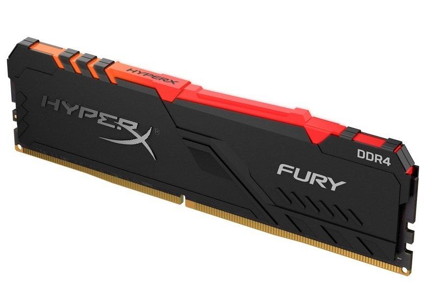 Kingston HX436C17FB3A/8 Модуль памяти HyperX Fury RGB DDR4, 8GB, DIMM 3600MHz CL17, 1.35V