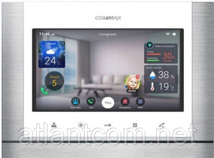 Домофон COMMAX - CIOT-700M2 - Android, HD, Технология - Wifi и IoT (WHI), фото 2