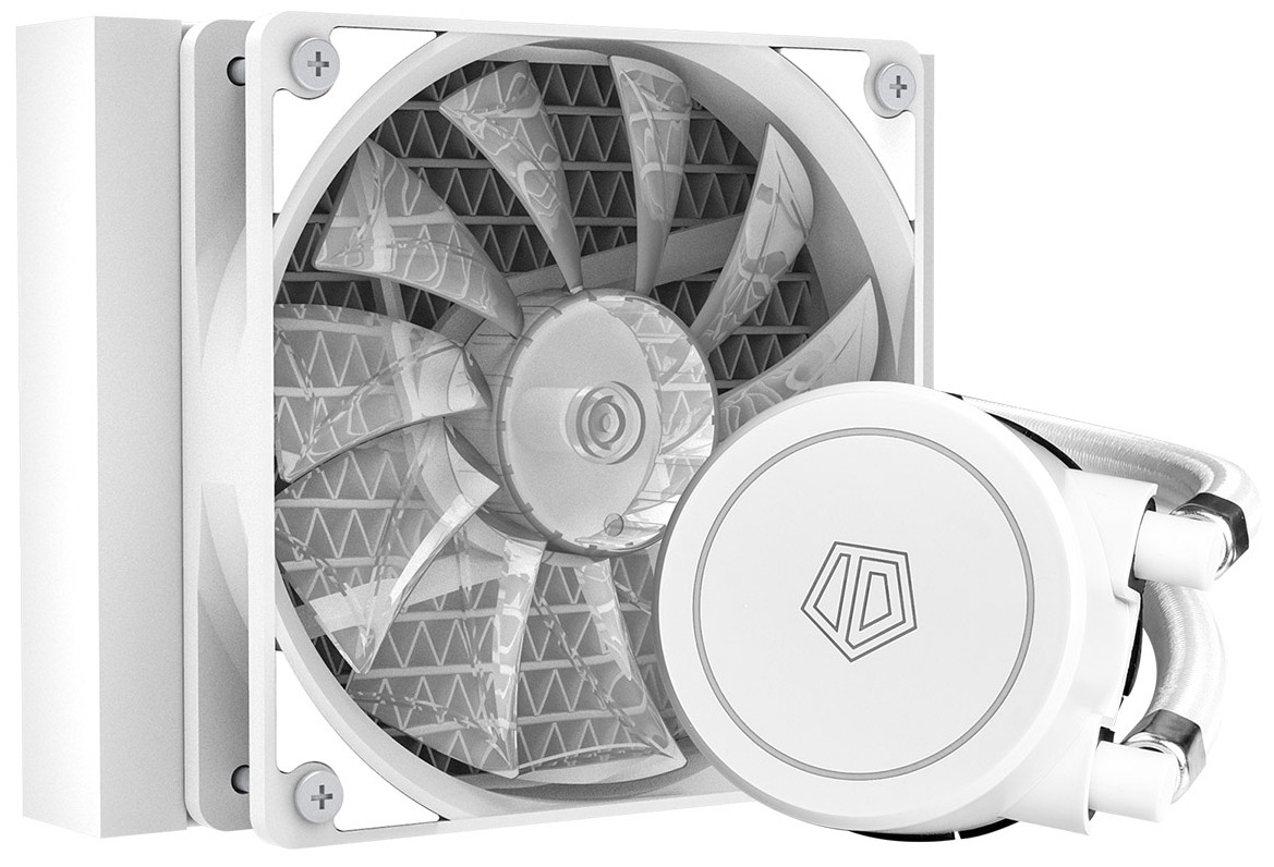 Жидкостная система охлаждения ID-Cooling FROSTFLOW+ 120 SNOW