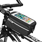 Надежная сумка на раму велосипеда "B-Soul" с держателем телефона 2 в 1. Kaspi RED. Рассрочка., фото 5