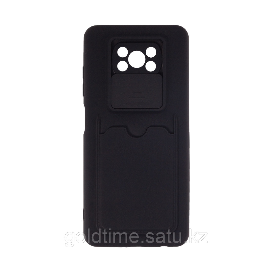 Чехол для телефона X-Game XG-S096 для POCO X3/X3 Pro Чёрный Card Holder