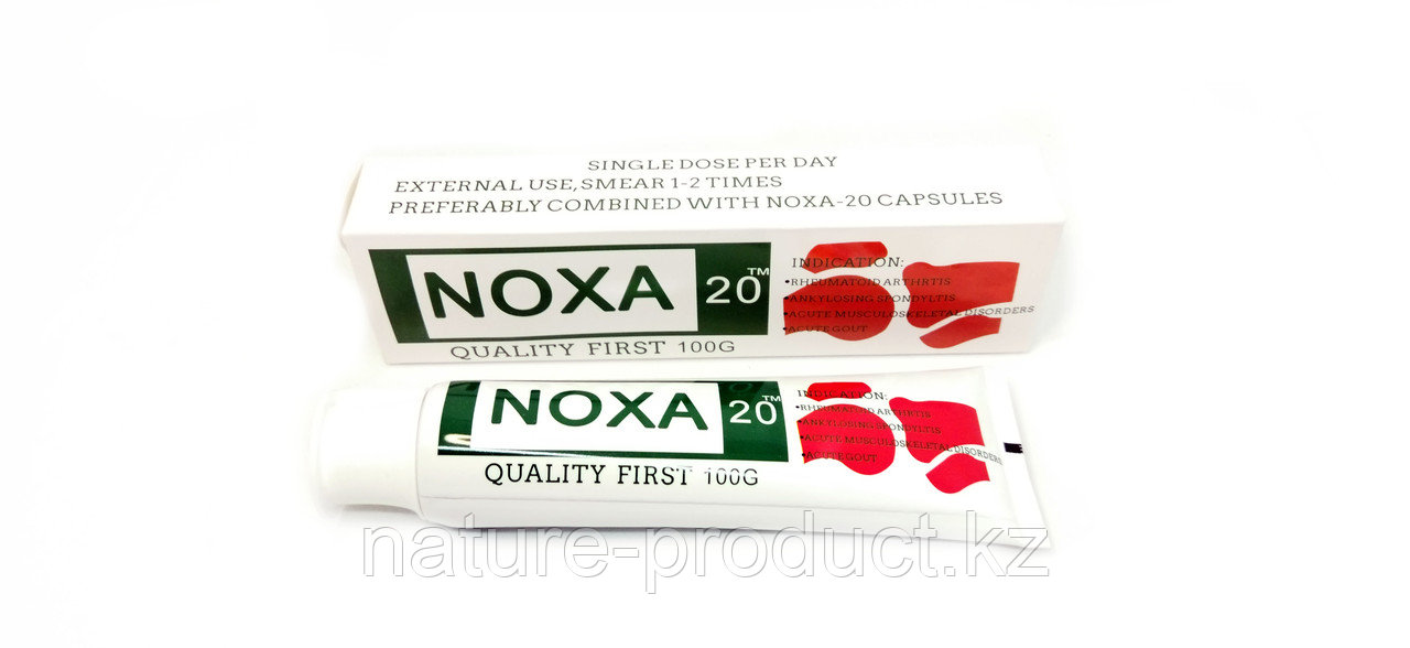 Мазь Noxa 20 (Ноха) обезболивание при суставных заболеваниях 100г - фото 1 - id-p95813702
