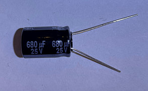 Электролитический конденсатор ELCAP 680mF 25V 105C 10*16  PAN RADIAL