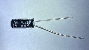 Электролитический конденсатор ELCAP 4.7mF 25V