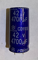 Электролитический конденсатор ELCAP 4700mF 42V