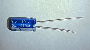 Электролитический конденсатор ELCAP 470mF 10V  105C  6.3*12.0 JB  RADIAL