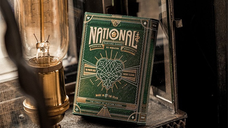 National Green Playing Cards by theory11