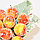 Букетик декоративный ягоды в сахаре красно-желтые, фото 6