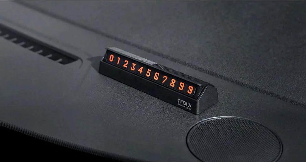 Временная карта парковки Xiaomi BCASE TITA X Temporary Parking Card Black, фото 1