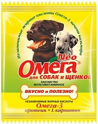 «Омега Neo» витамины для собак и щенков с протеином и L-карнитином - фото 1 - id-p95842767