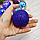 Новогодние елочные шарики синие 6 шт. 3 в 1, фото 5