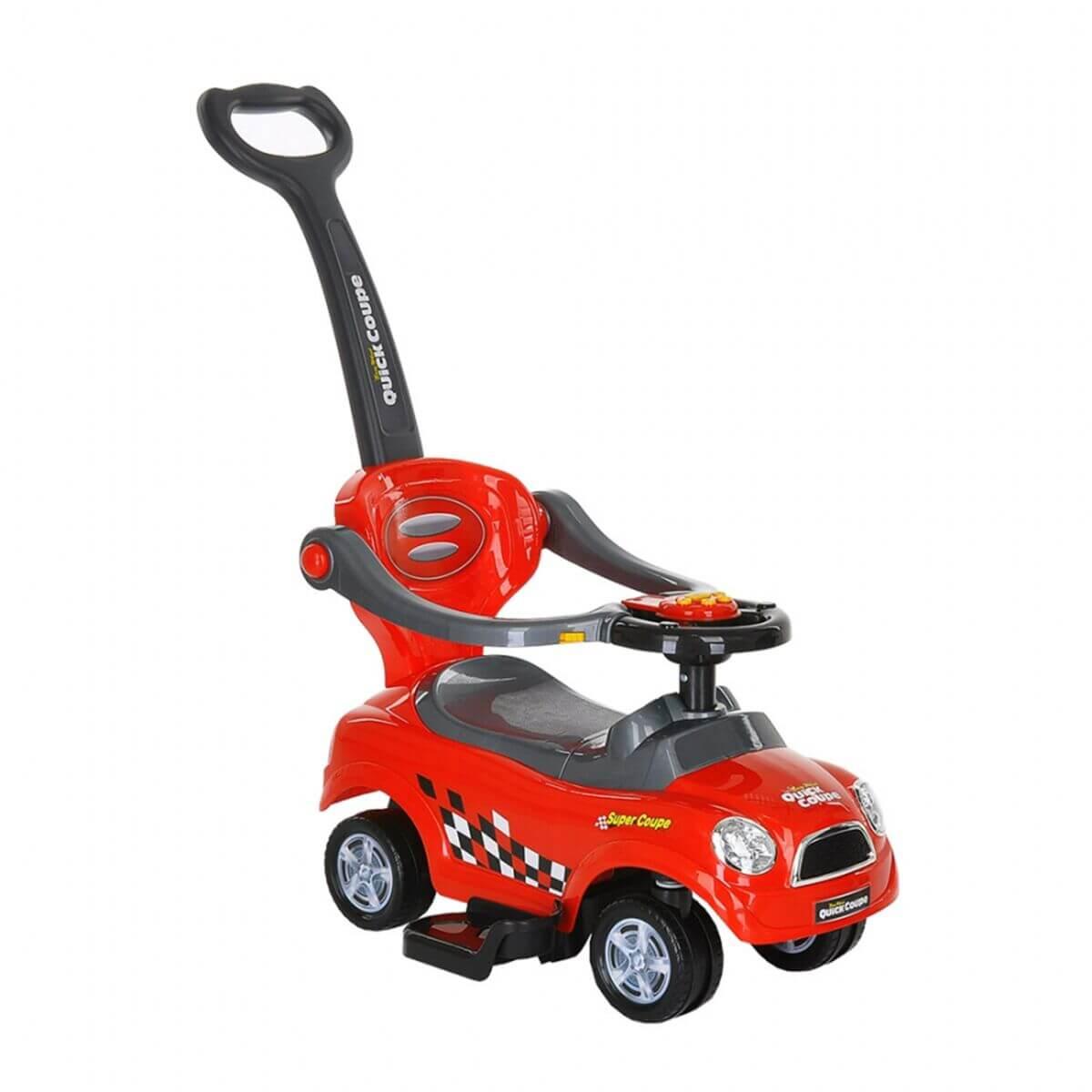 Каталка QuickCoupe PITUSO 3-6 лет, Red/Красный