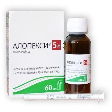 Алопекси р-р д/мест прим 5% фл 60мл