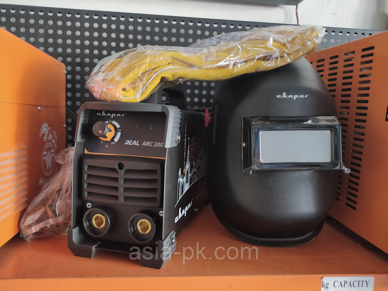 Сварочный инвертор ARC 200 REAL (Z238N)black + маска + краги (в комплекте)