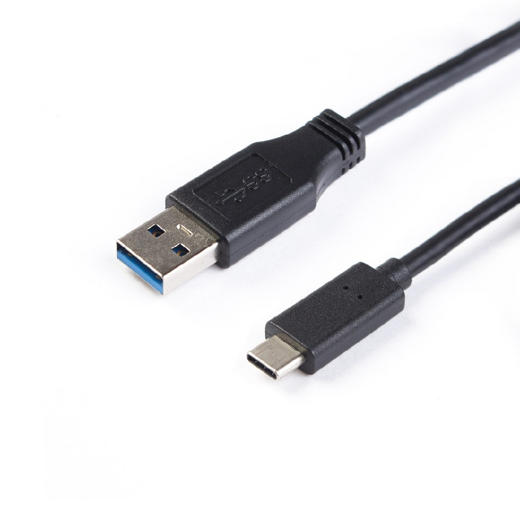 Кабель интерфейсный для USB Type-C Ship USB306-1P, Black, 1m, OEM