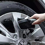 U-образная щётка для шин  с полипропиленовой нескользящей ручкой для чистки автомобильного пола и коврика, фото 4