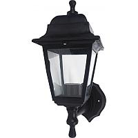 Настенный светильник уличный, 1xE27x60 Вт, пластик, цвет чёрный, фото 1