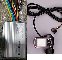 Контроллер 24 /36/ 48v 350w, дисплей LCD 124DX с курком газа, для мотор-колёс
