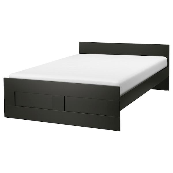 Кровать каркас БРИМНЭС чёрный 140х200 Лурой ИКЕА, IKEA