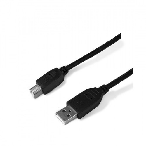 Кабель USB 2.0  SVC AB0150-P Type A-B, 1.5m, Black, OEM