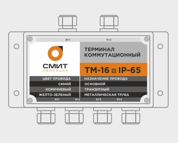 Терминал проходной герметичный ТМ-16
